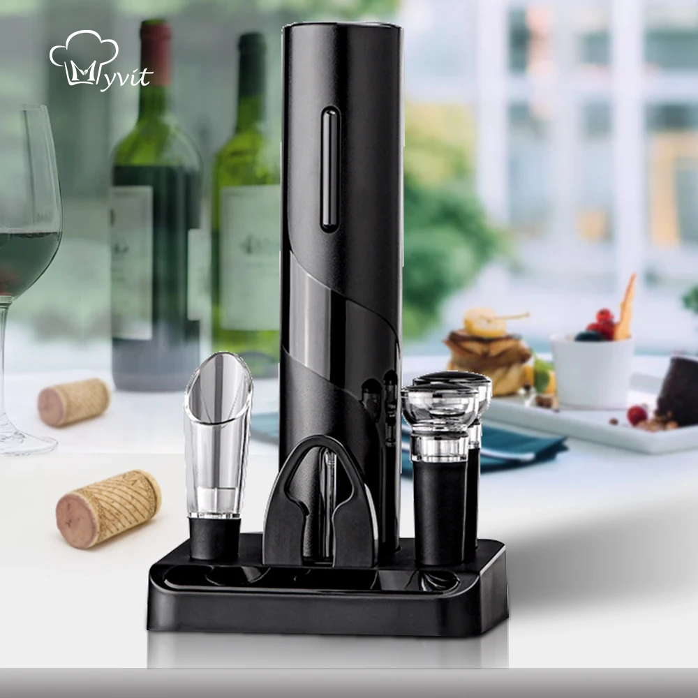 Электрическая открывалка для бутылок вина штопор нож фольги автоматическая с