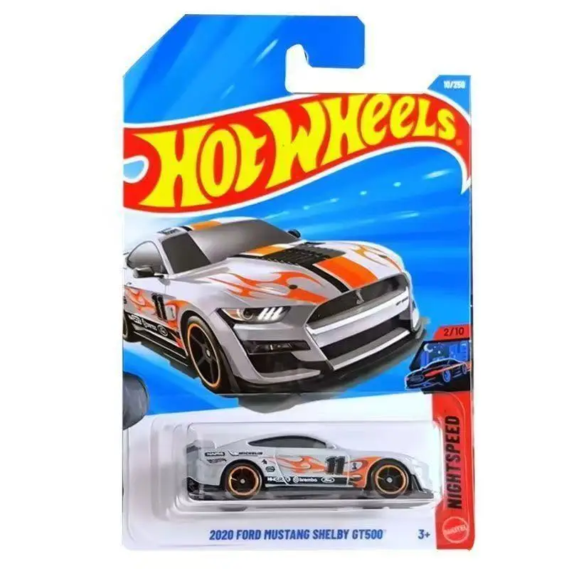 Автомобили Hot Wheels 2026 A2020 Ford Mustang Shelby GT500, литая под давлением модель игрушечного транспортного средства из серебра и металла (art.: 3920d2cfea438) - 3920d2cfea438