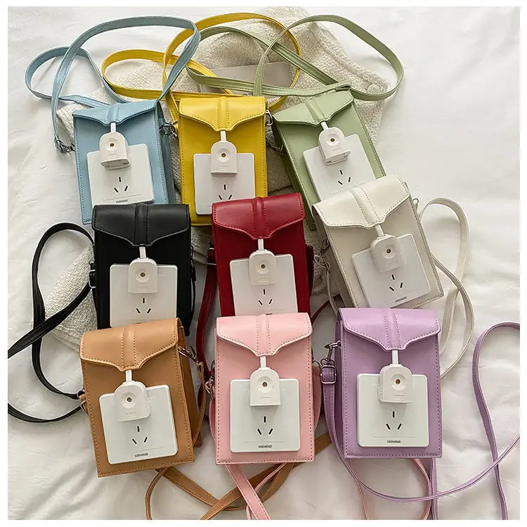 

Women Bag Originality Socket 9 Color Shoulder Bag PU Bucket Fashion Casual HARD Hasp Pures and Bags Crossbody Girls Bag Designer