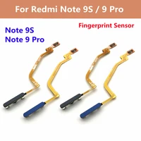 for xiaomi redmi note 9 pro 9s fingerprint sensor home button note 9s fingerprint menu return key sensor flex cable