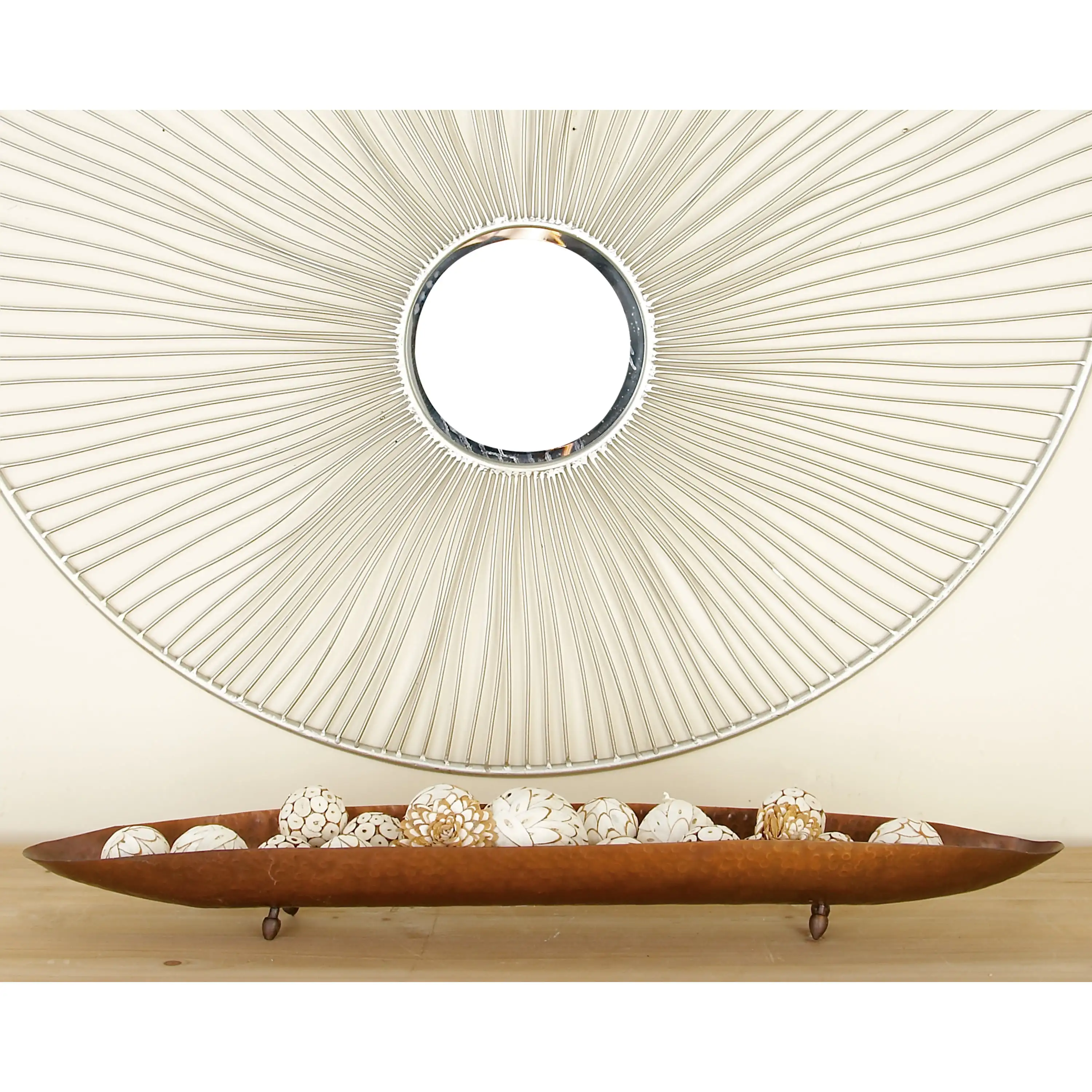 

Free Shipping 36", 29"W Brown Metal Tray, 2-Pieces