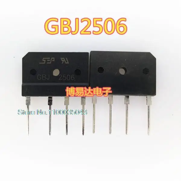 

10 шт./лот GBJ2506 250625A600V