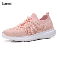 loekeah womens loafers light weight casual shoes breathable soft walking shoes elastic comfortable sports footwear for ladies