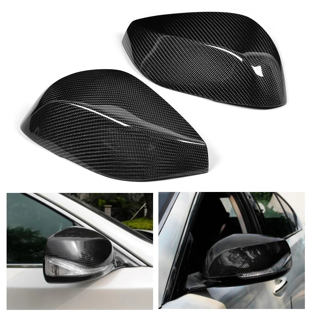 

Car Side View Mirror Cover Carbon Fiber Rearview Mirror Cover for Infiniti Q50 Q70 2014-2019 for Infiniti Q60 QX30 2016-2019 fas