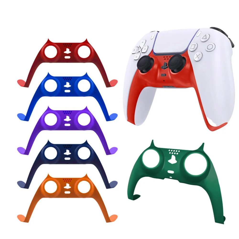 

Замена ручки декоративная отделка полосы для Playstation 5 PS5 пульт дистанционного управления джойстик игровой декоративные ракушки крышка деко...