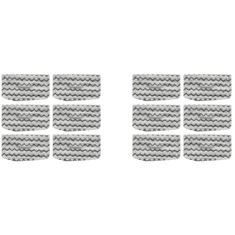 

12PCS Steam Mop Cloth Cleaning Cloth Mop Pad Washable Accessories Suitable For Shark M11 D11 D01 M01 P2