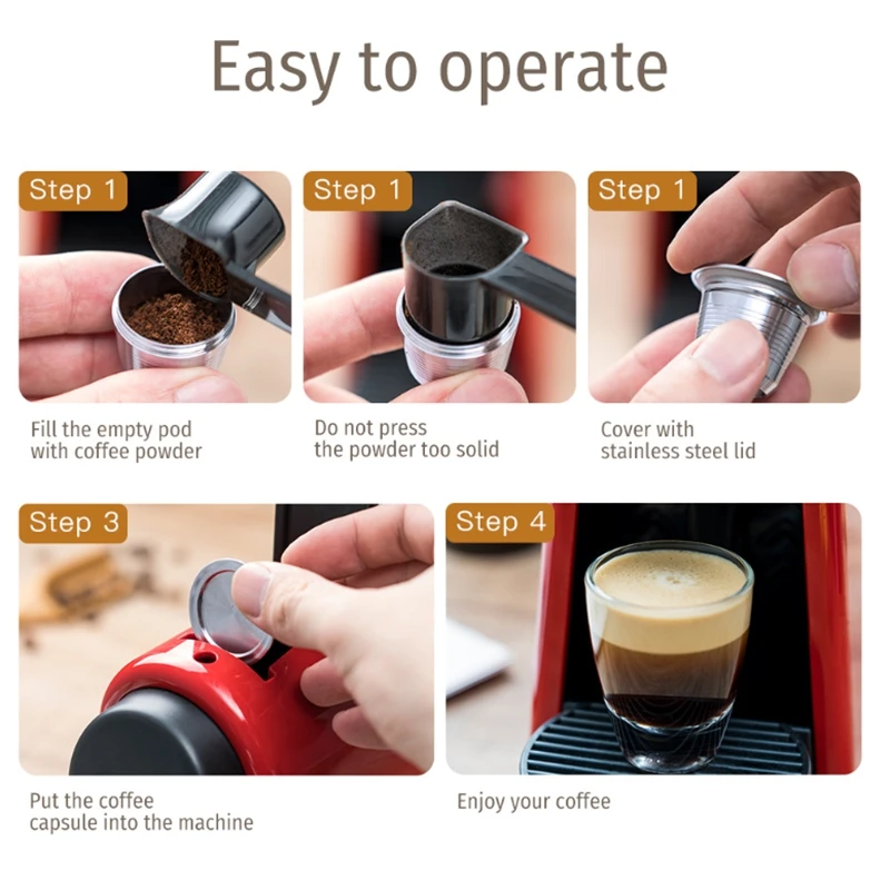 Для SCISHARE многоразовые капсулы для использования 2 в 1 фильтры кофе набор D