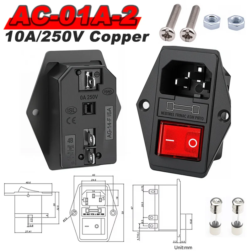 

Входная розетка IEC 320 C13 C14