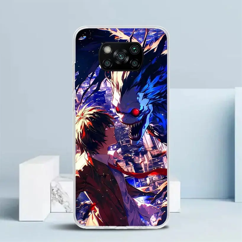 Фото Чехол N-Note D-Death Anime Ryuk с мягкой обложкой для Xiaomi Poco M8 M7 X7 X6 X5 Pro F7, Redmi 15 15C 13 13C 12 12C 10 10C с принтом №2