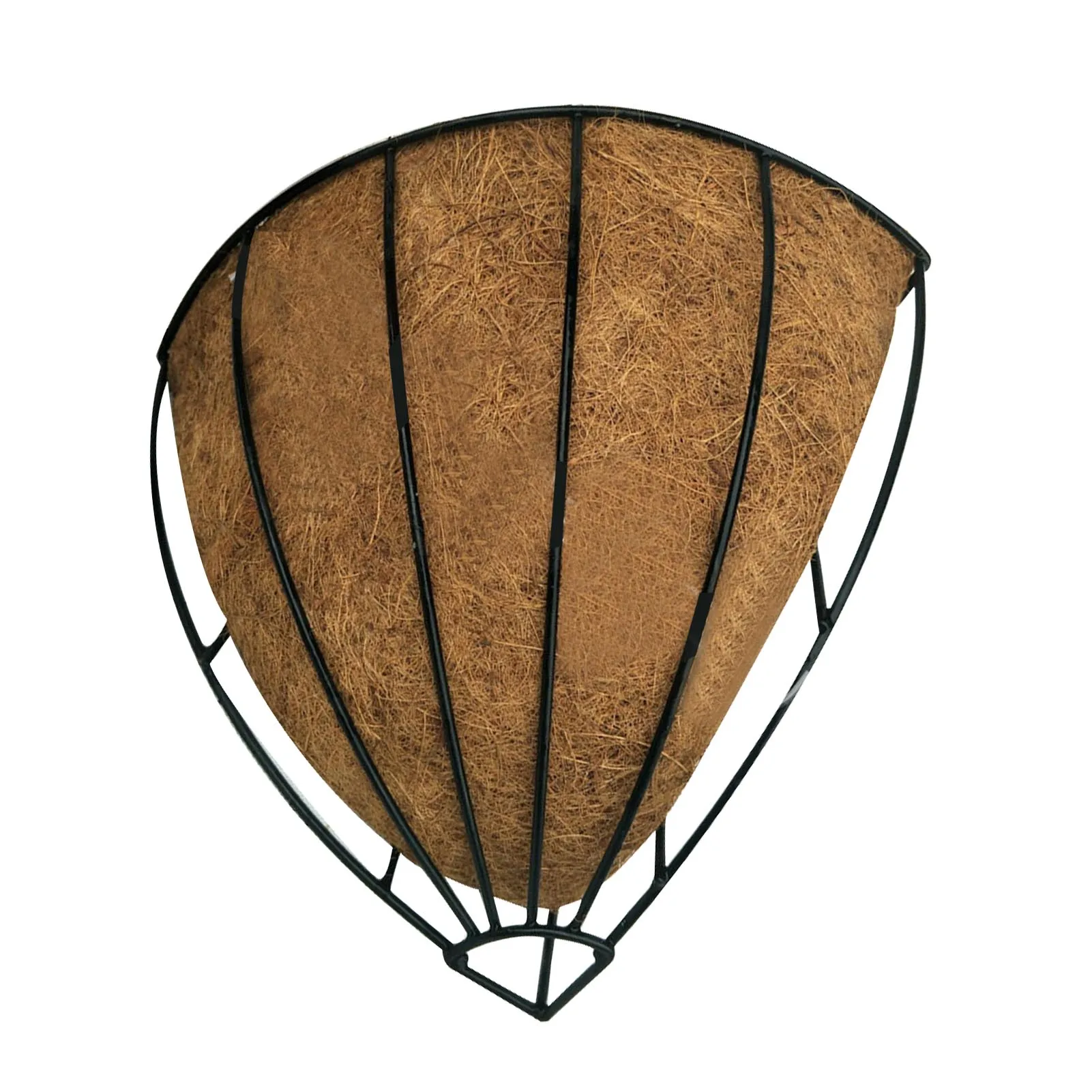 

Металлическая корзина для цветочных горшков, инновационный держатель для кокосовой пальмы, Ретро стиль, вешалка, железная гондола с коврик...