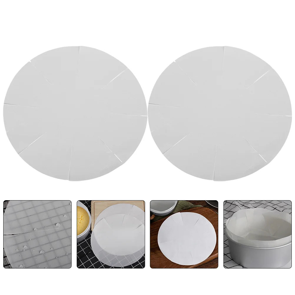 

2Pcs Non-stick Decorative Baking Oilcloth Cake Mat Cake Liner Non-sticky Cake Mat for Home Kitchen