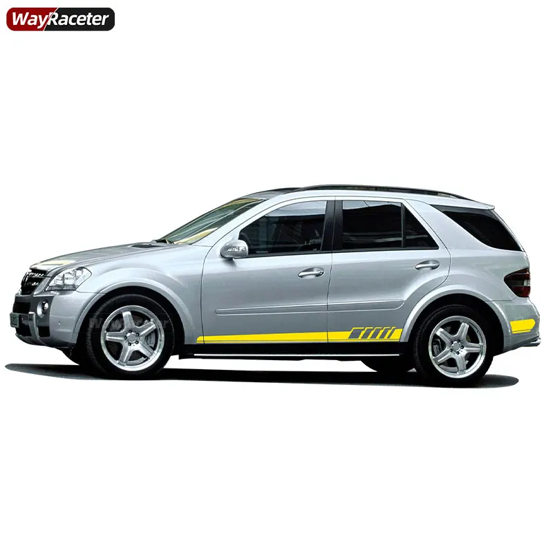 Наклейка с боковыми полосками 1 графическая наклейка для Mercedes Benz W166 W164 W163 ML класс