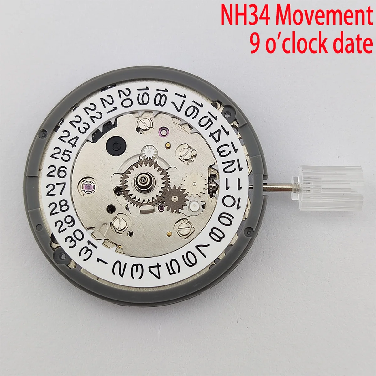 Механизм NH34A GMT, новый, 24 камня, левая стрелка, функция NH34, дата ...