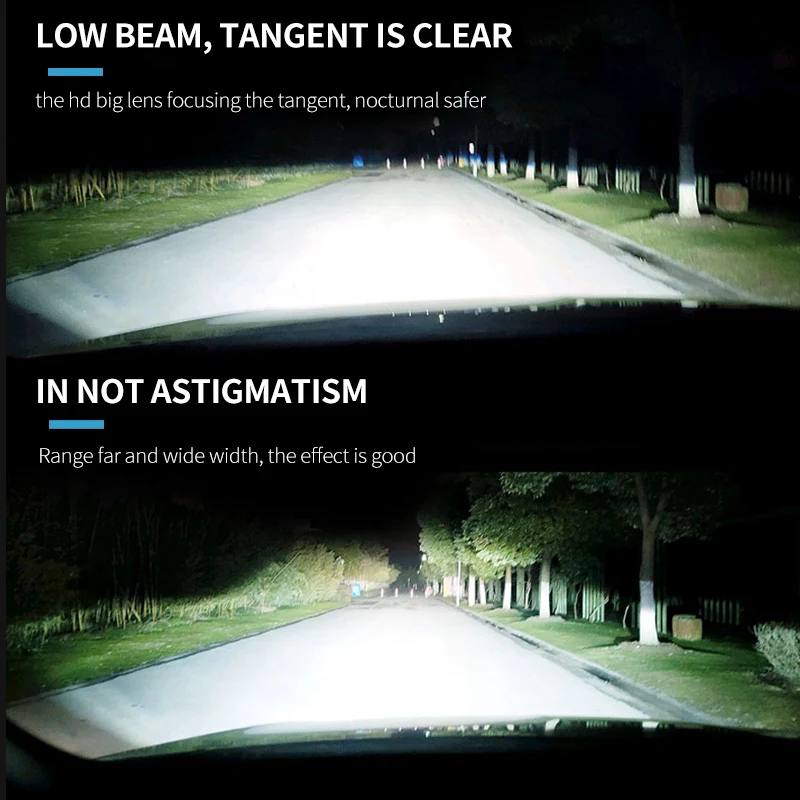 Миниатюрные светодиодсветодиодный автомобильные лампы AILEO Canbus для прожекторов H4