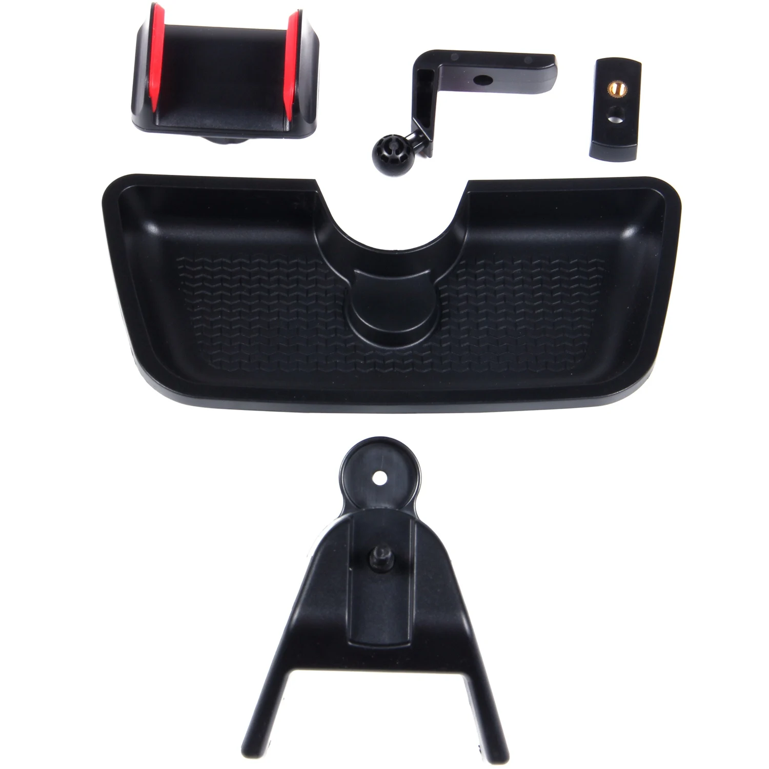 

Черный держатель для Ipad из АБС-пластика, Автомобильный кронштейн для GPS, держатель для приборной панели, органайзер для хранения для Jeep Wrangler JK 2012-2017