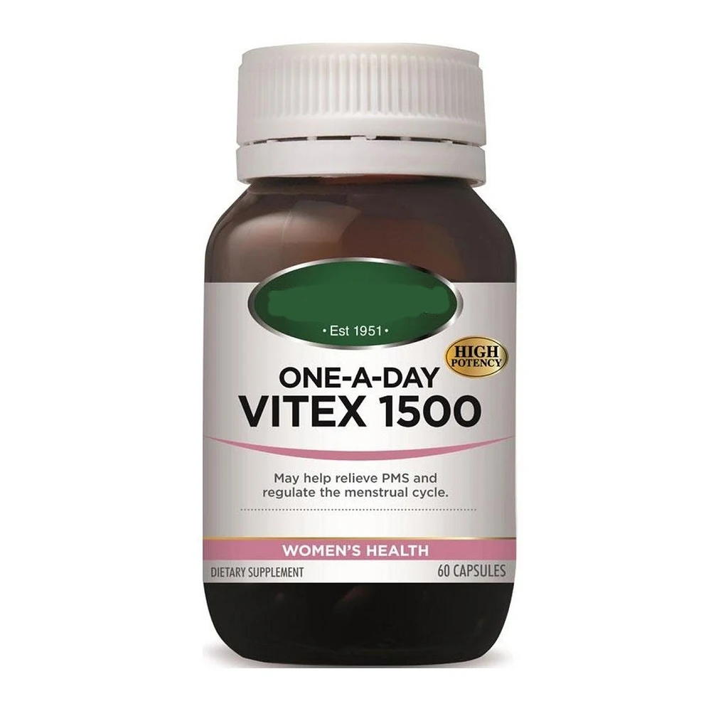 

VITEX 1500 vitex fruit help relieve PMS and regulate the menstrual cycle Ovarian Care WOMEN'S HEALTH