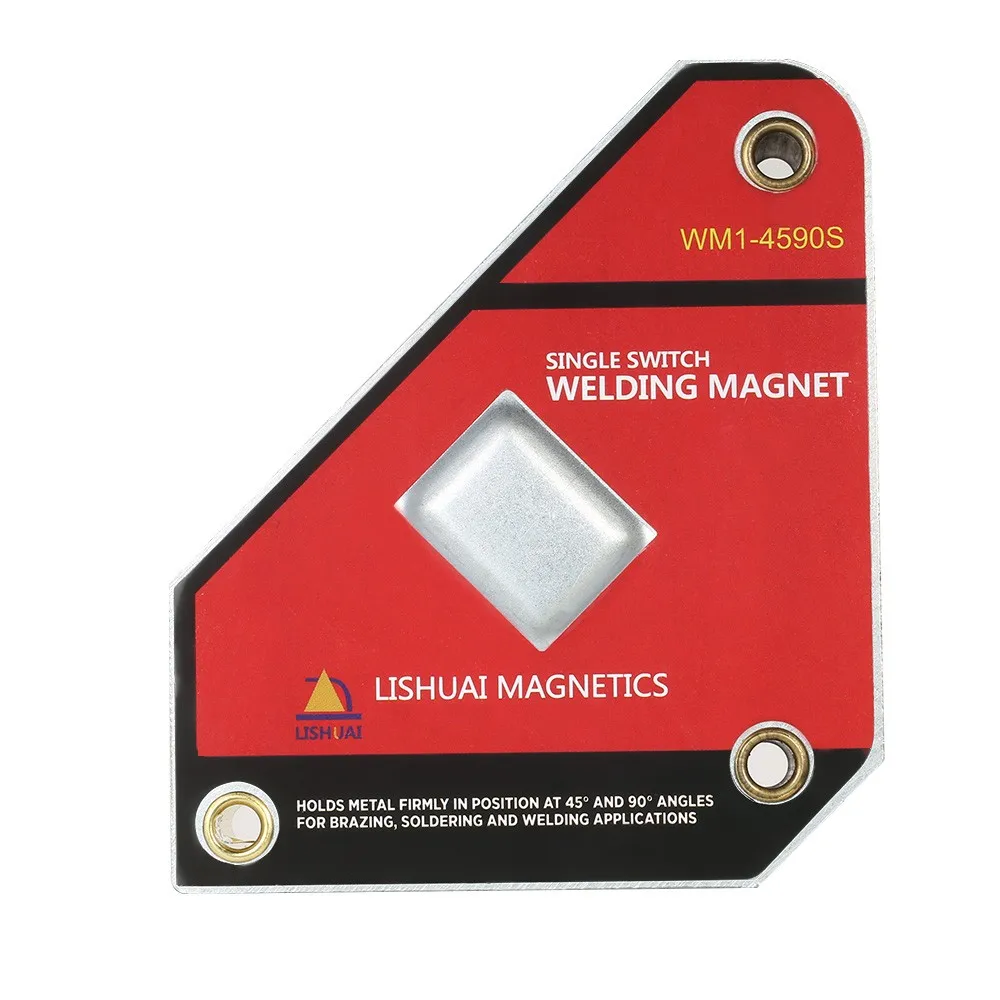 ALLSOME Strong Single Switch Neodymium Welding Magnet Holder On/Off Magnetic Clamp 45/90 Small Size | Обустройство дома