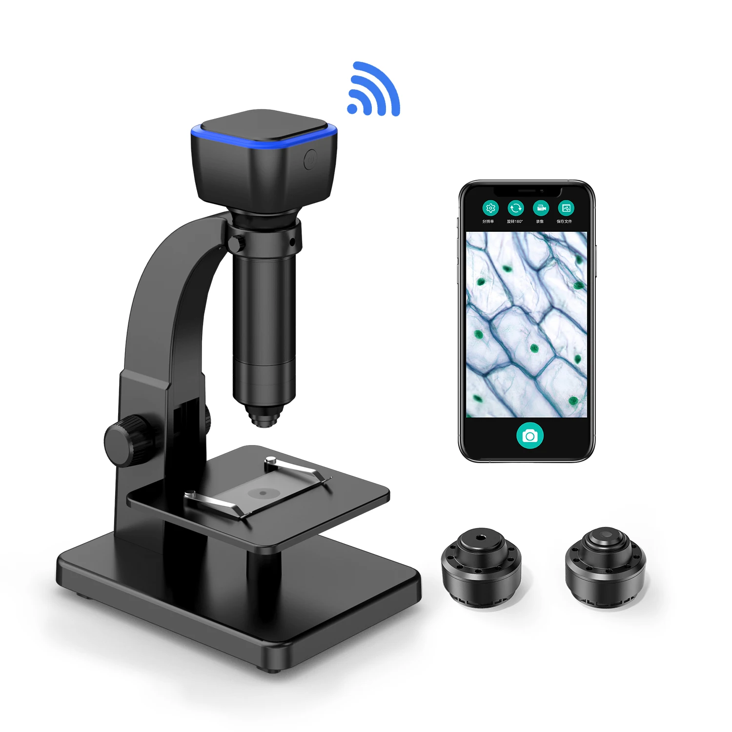 

Inskam Portable digital microscope full HD camera for microscope Wireless 2000X wifi digital microscope camera