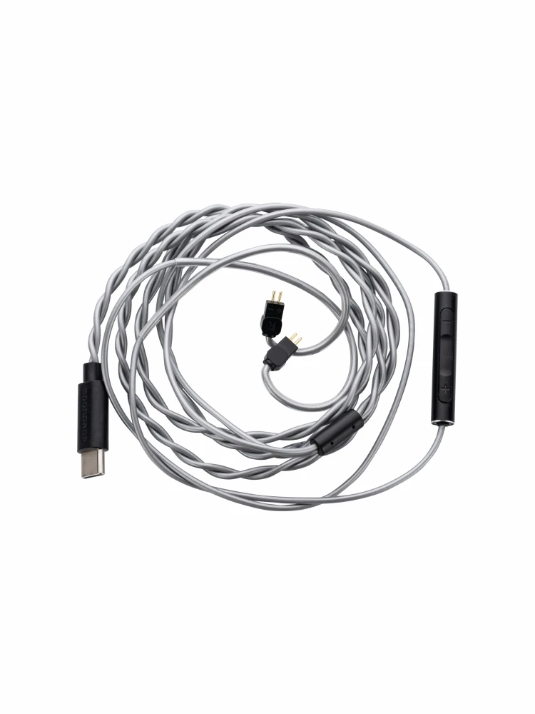 Фото Moondrop CDSP Новый онлайн-интерактивный DSP USB-C Кабель для обновления наушников USB-C Проводное соединение Бескислородный медный кабель №1