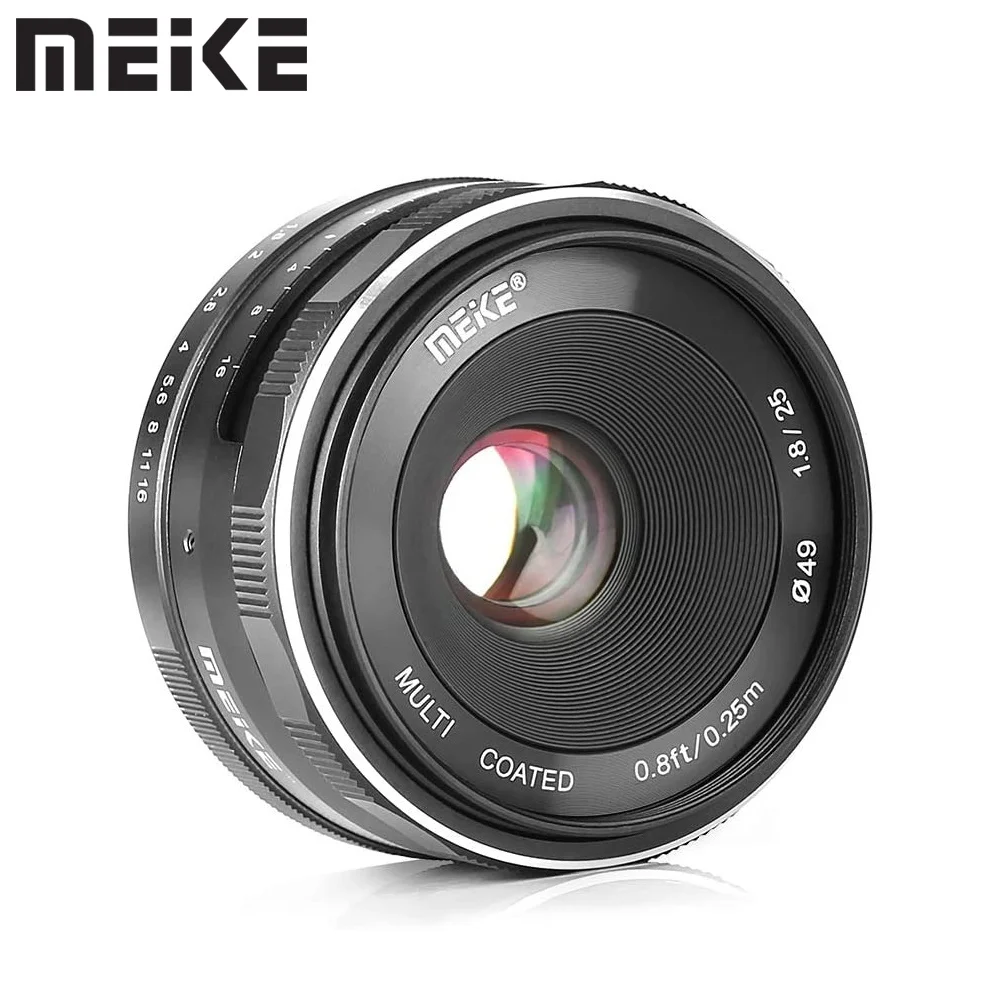 Meike 25mm F1.8 Wide Angle Manual Prime Lens APS-C for Olymp
