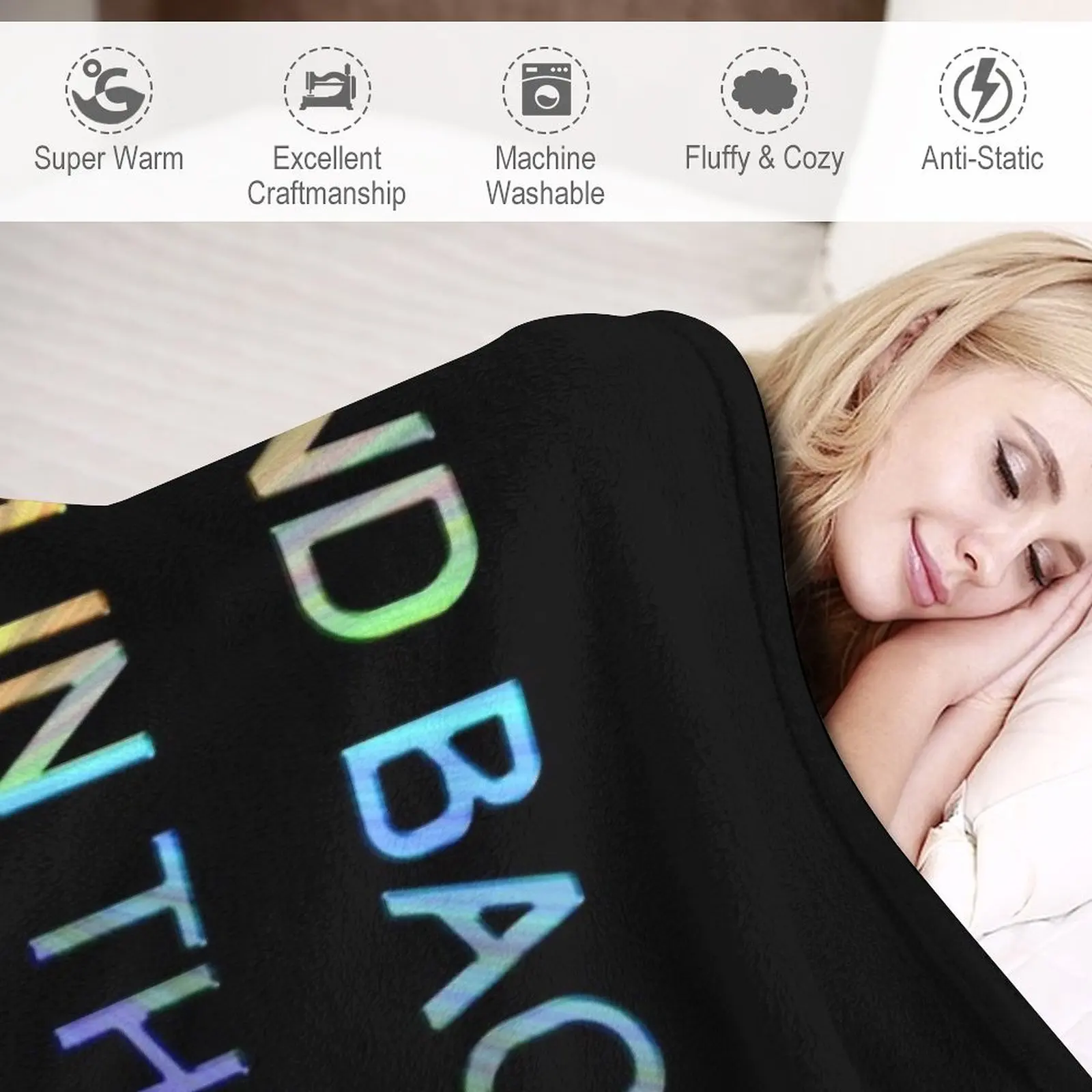 Пушистое одеяло для дивана с рисунком ногами и раком