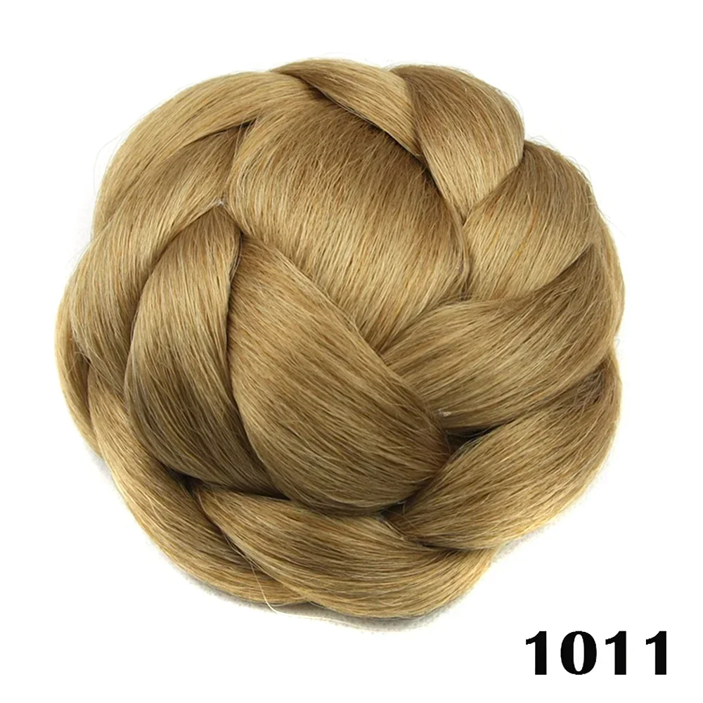 Высокотемпературные синтетические волосы аксессуары Плетеный шиньон пучок