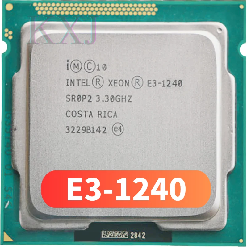 

Used Intel Xeon E3-1240 3.3GHz SR00K Quad-Core 8M Cache LGA 1155 CPU Processor E3 1240