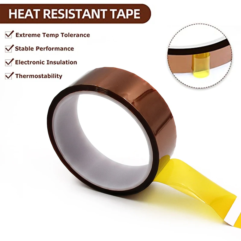

33M 3-100mm Heat BGA Thermal Insulation Polyimide Insulating High Temperature Adhesive Tape 3D Printing Board Protection