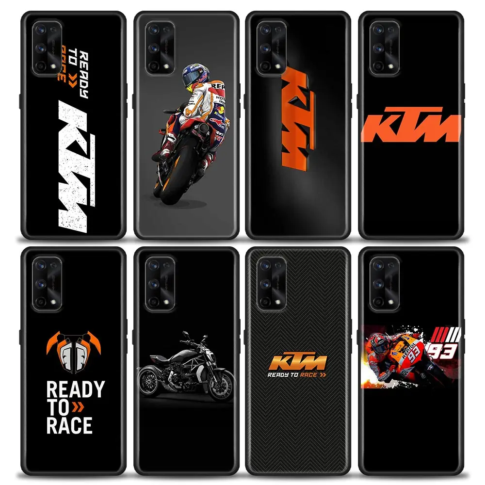 

COOL Motorcycle Vehicle Case For Realme GT Neo 2 3 XT Pro Master C35 C33 C25 C21 C21Y C20 C12 C11 C3 C2 C1 Black Cover Funda