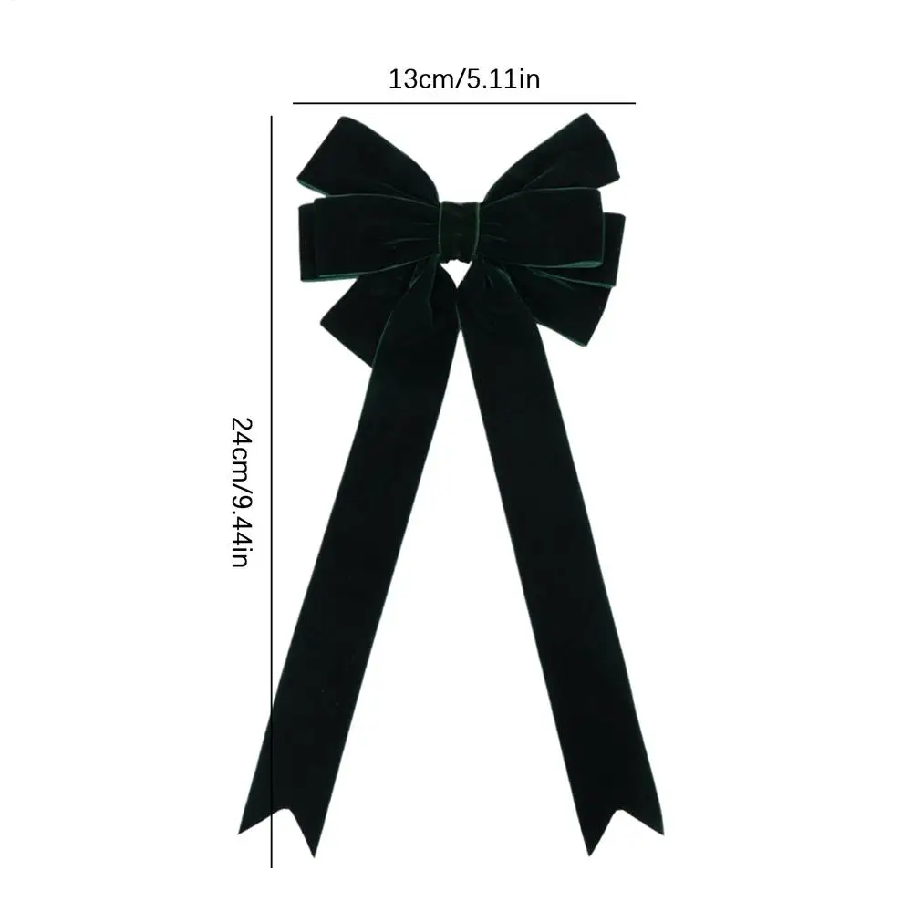 

Бархатные банты для елки