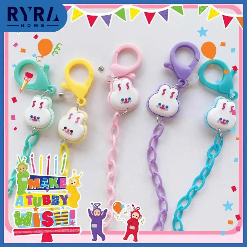 

Mask Hanging Rope Candy Colored Portable Mask Rope Hanging Belt Cartoon Bunny Acrylic Sunglasses Holder Strap Accessories Tools