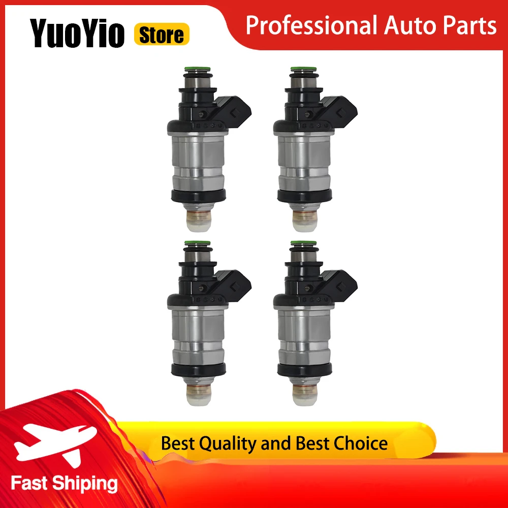 

YuoYio 4Pcs New Fuel Injection Nozzle 06164-P0A-000 For Acura CL 1997 2.2L l4 Honda Accord 1986-1989 2.0L l4 And More