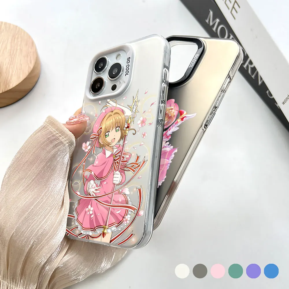 Чехол для телефона в стиле аниме Cardcaptor Sakura VIVO T1X S17T S17 S16E S15 S12 S1 V40 V29 V29E V27E V23 V23E V25 IQOOU