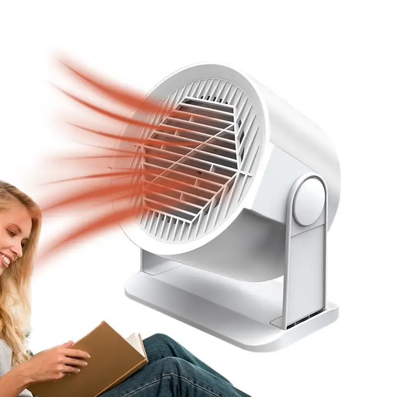

Portable space heater Indoor Fast Heating Fan With Temperature Control 120 Degree Adjustable Silent Small Heater For Home Office