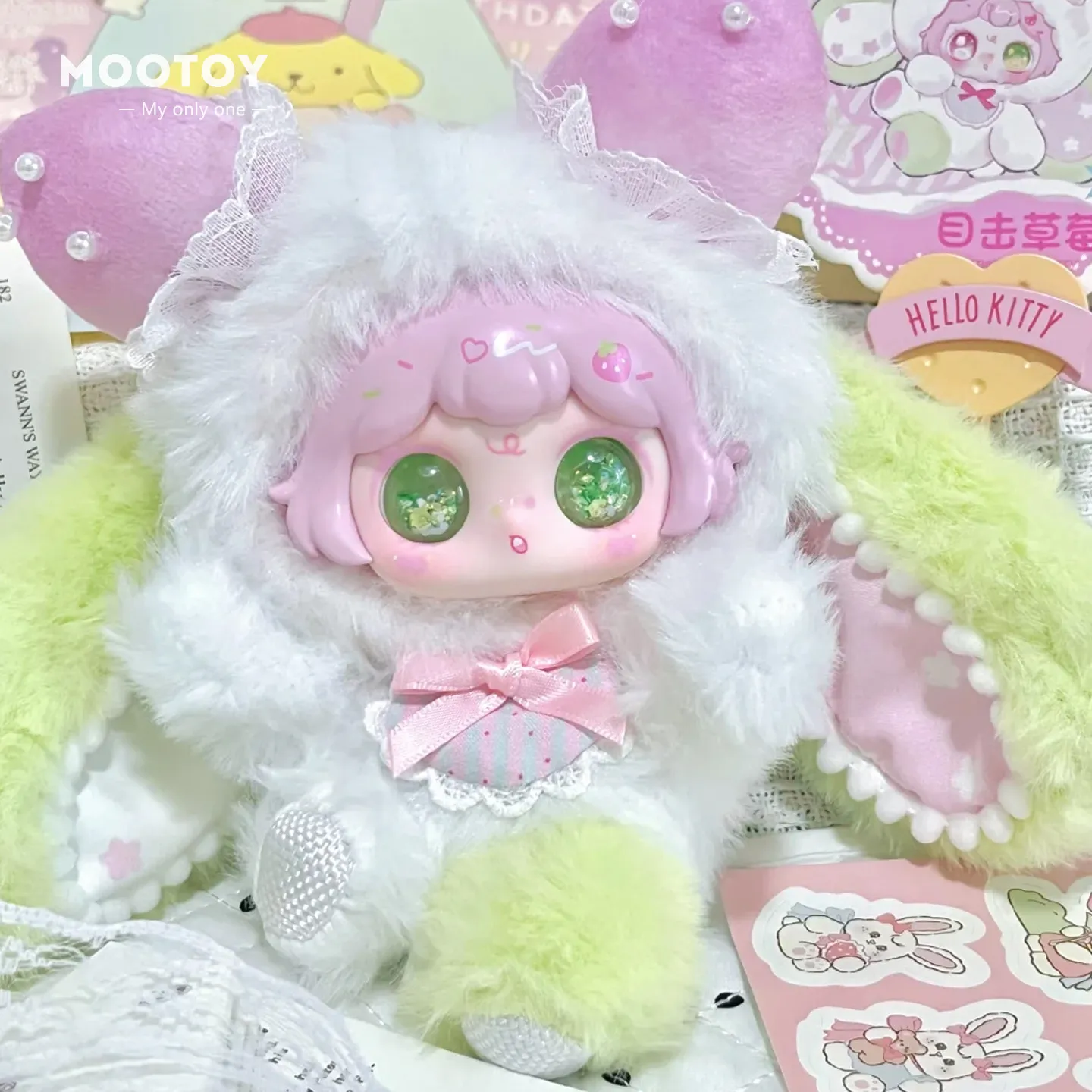 Фото Плюшевый брелок-подвеска ToMeet In Stock Blind Box, второе поколение, «Кто съел торт?», мультяшный коллекционный сувенир, милый декор для сумки, подарок №3