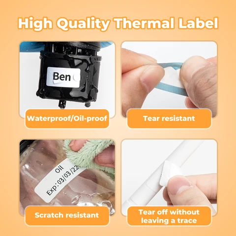 Принтер этикеток Phomemo Q30, термопринтер для этикеток, аналогичный как этикетировочная машина P15 D110 D110M, беспроводной Bluetooth с наклейкой для этикеток