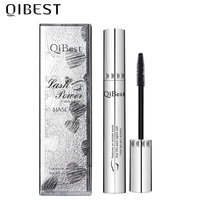 qibest 3d black mascara waterproof lengthening curling eye lashes rimel mascara silicone women professional makeup mascara 5g
