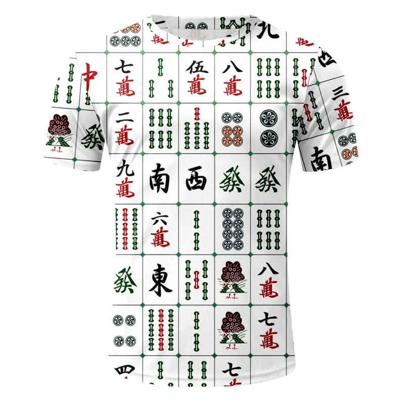 Футболка мужская с рисунком в китайском стиле Повседневная Уличная одежда для