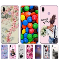 for huawei honor play case 6 3 painting soft silicon tpu back cover cases for huawei honor play coque etui bags bumper