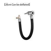 10 60cm vehicle air pump extension tube motorcycle tire inflator hose connection quick inflation chuck noninflatable