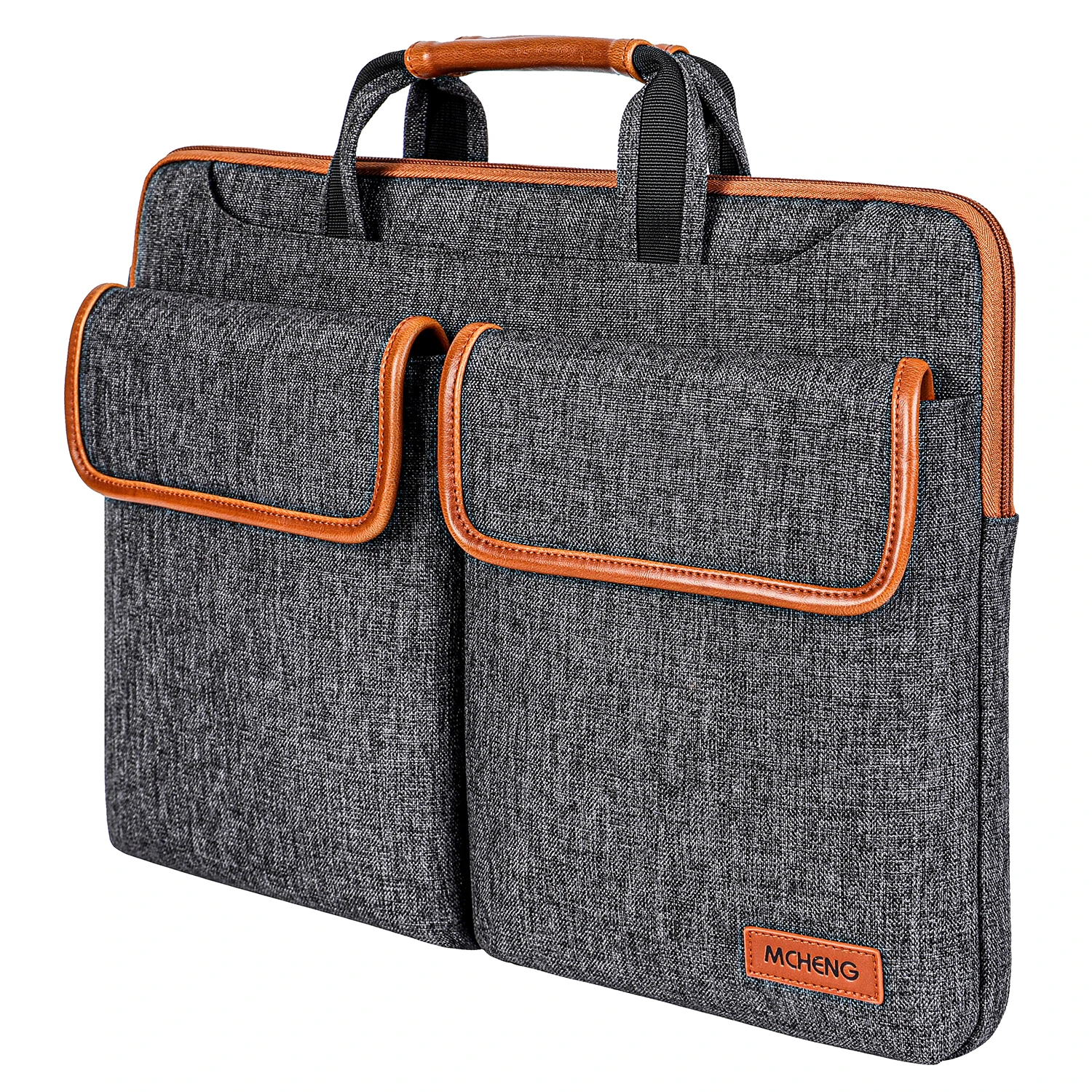 

MCHENG 10",13",14",156",17.3" Inch Multi Pocket Large Capacity Laptop Briefcase Shoulder Messenger Bag