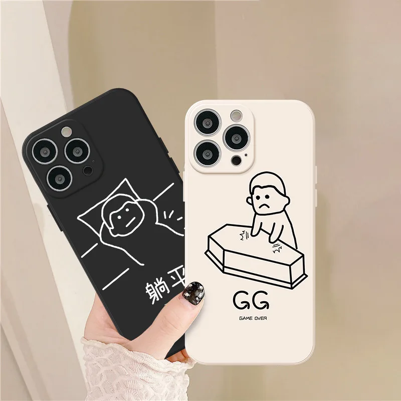 

Новинка 2022, Подарочный Мягкий силиконовый чехол для пары для IPhone 13 Pro, 12 Max, Mini, 11 Pro Max, X, XS, XR, 7, 8 Plus, 6, 6s, SE, чехол для телефона