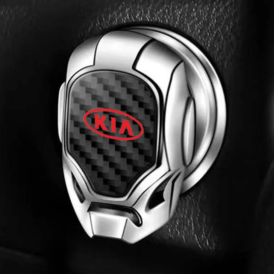 

1pc Car Engine Start Stop Switch Button Cover Decorative Car Styling For KIA Ceed Rio Soul Sportage R K2 K3 K5 Sorento Cerato Op