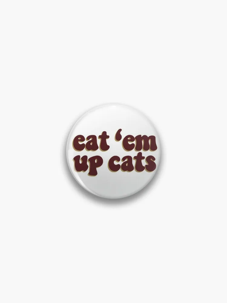 

Texas State eat em up Cat, булавки, броши, булавка, ювелирный аксессуар, индивидуальная брошь, модные значки на лацкан