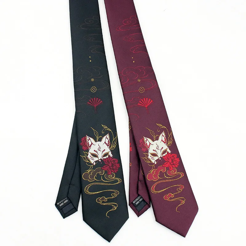 Галстуки из аниме лисы JK Харадзюку одежда для мужчин женщин студентов кавайный