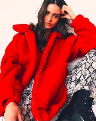 Women's Fur Jacket Autumn and Winter Imitation Fur Plush Baggy Coat Coat Faux Fur Coat