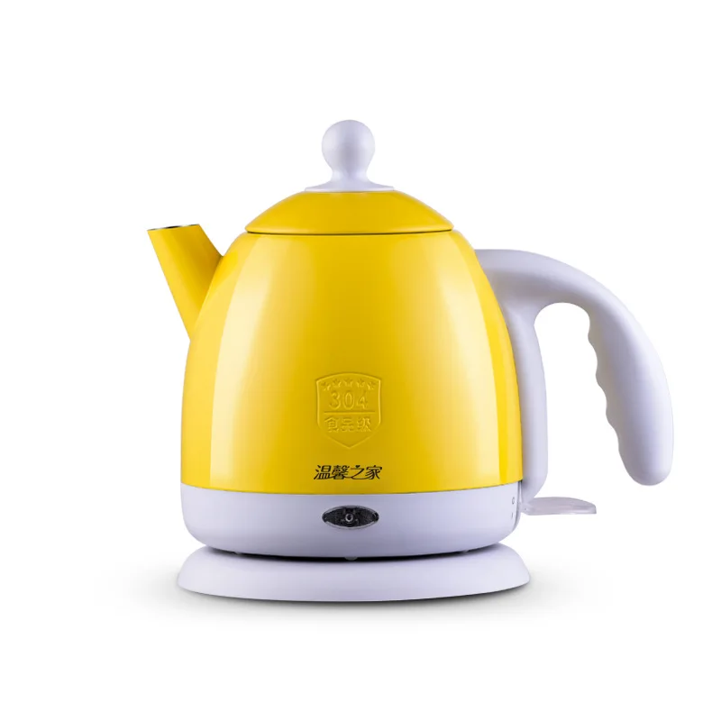 

Thermal insulation Electric kettle Hot Water heating Boiler Pot Stainless Steel 1L Mini Travel teapot milk heater Warmer EU US