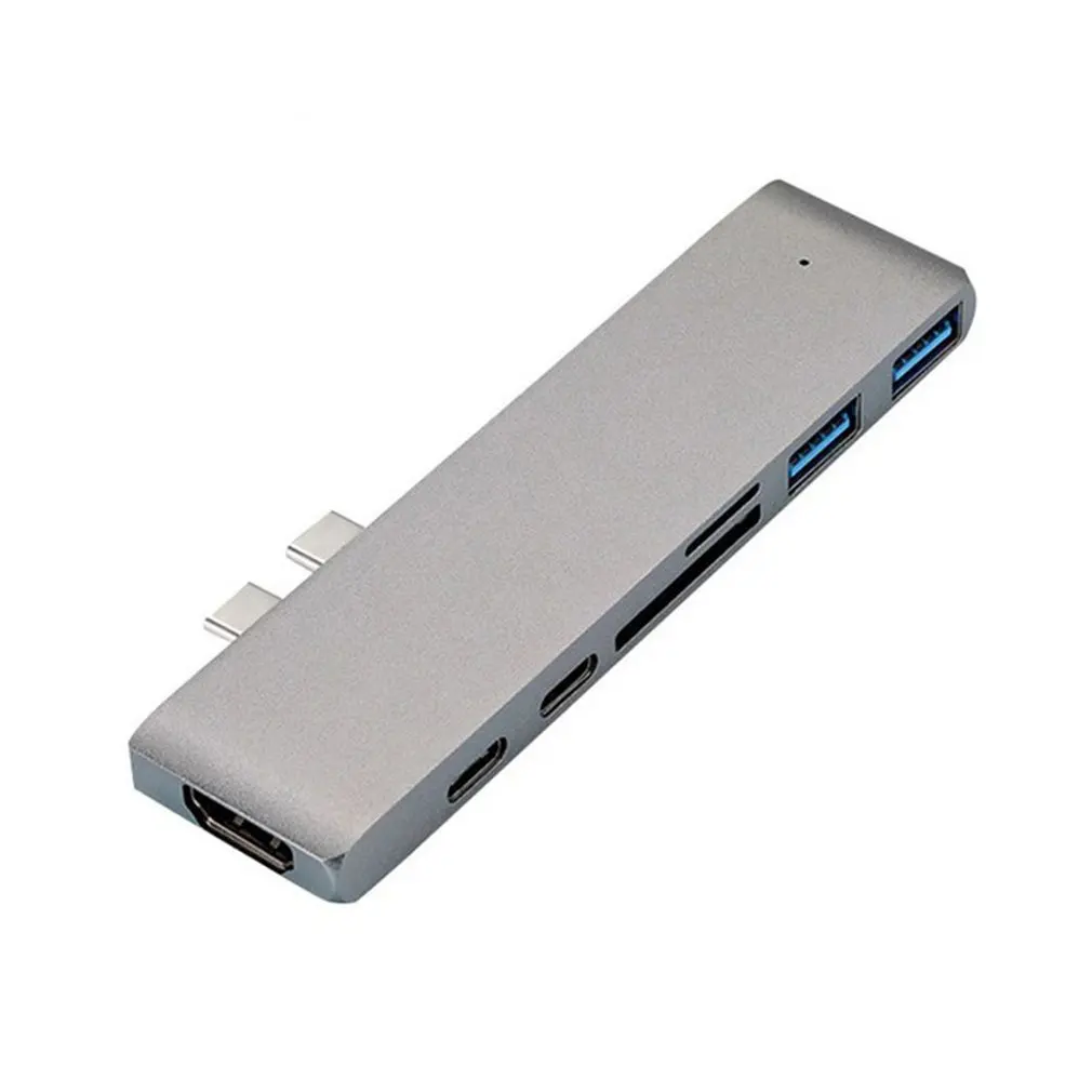 

Док-станция с двумя разъемами Usb Type-C и Hdmi, 4k