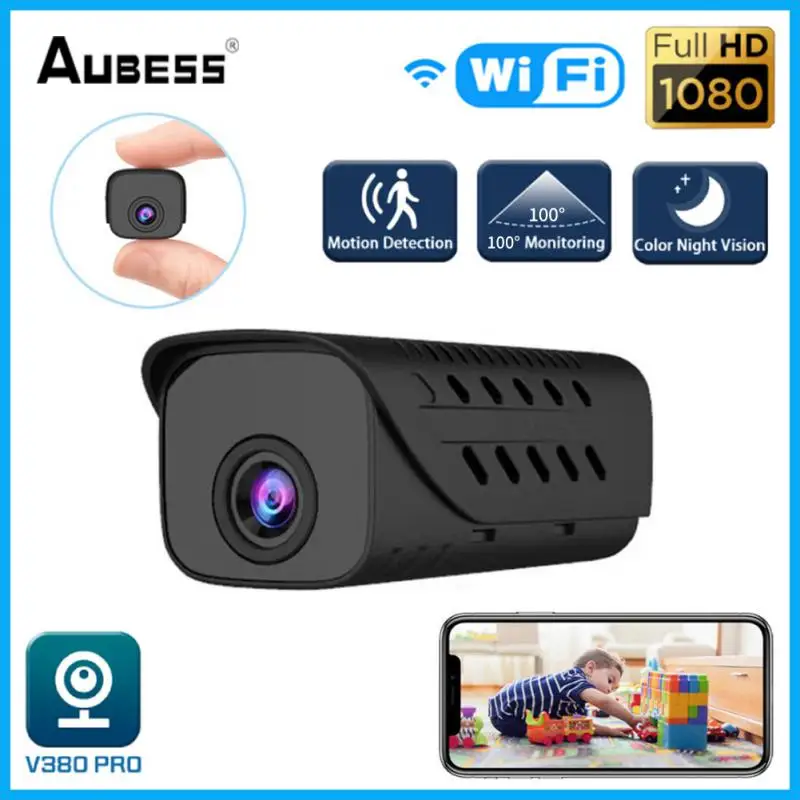 

Aubess мини-камера WiFi Беспроводная 1080P HD IP-камера ночное видение Умный дом Безопасность видеонаблюдение удаленный мониторинг видеокамера