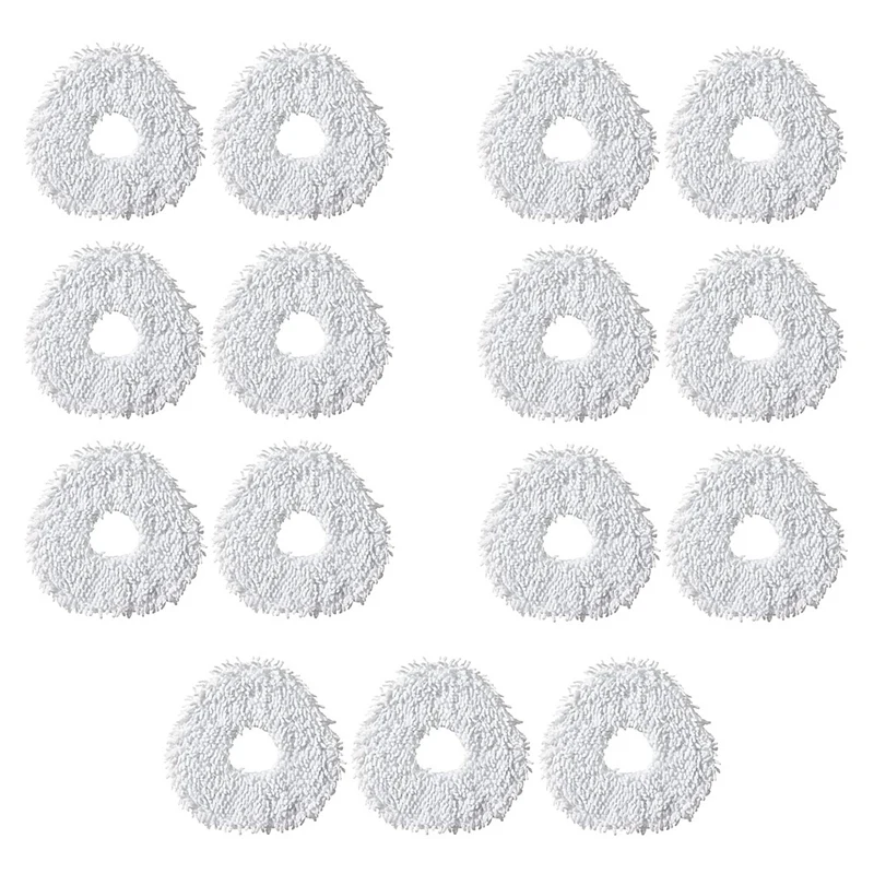 15Pcs Replacement Mop Pad Resuable Mop Cloth For Narwal T10 Robot Sweeping Accessories Parts Microfiber Mops